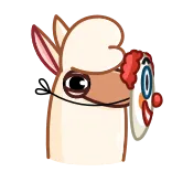 🤡 Clown, Émoji, Lapin, Visage whatsapp sticker