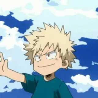 🍺 Bakugo My Hero Academia Anime, Karakter, Anak laki-laki, Manga, My Hero Academia, Bakugo telegram sticker
