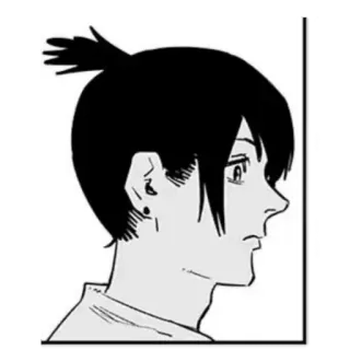 😐 Aki Hayakawa Chainsaw Man Anime, Mangá, Chainsaw Man, Aki Hayakawa, Personagem telegram sticker