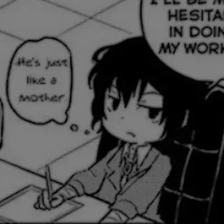 🕷️ He's just like a mother Anime, Manga, Rysunek, Postać whatsapp sticker