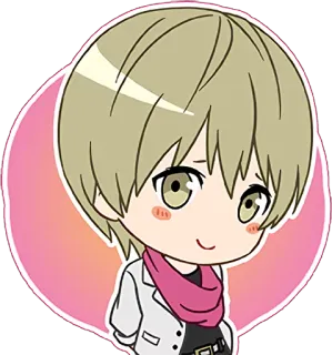 ☺️ chibi, cartoon, anime, manga, cute, character, illustration telegram sticker
