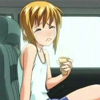 🌟 anime, piangere, ragazza, triste telegram sticker