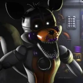 🌟 Lolbit Five Nights at Freddy's Lolbit, FNAF, animatrónico, horror, videojuego telegram sticker