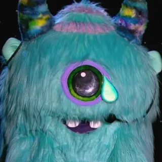 😭 Monster The Masked Singer monster, masked singer, cute, tv show, costume, one eye whatsapp sticker