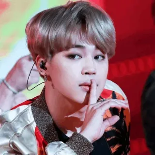 🤫 Jimin jimin, kpop, bts, chanteur, idole, coréen, musique telegram sticker