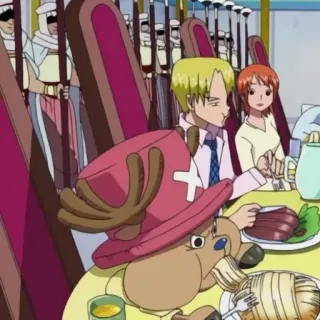 🏴‍☠️ Tony Tony Chopper One Piece anime, manga, One Piece, Tony Tony Chopper, reindeer, character, cartoon whatsapp sticker