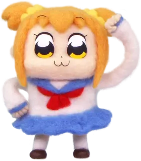 🤗 Popuko Pop Team Epic Anime, Manga, Popuko, Pop Team Epic, Japanisch, Schuluniform telegram sticker