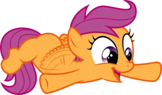 😃 Scootaloo My Little Pony My Little Pony, Scootaloo, Cartoon, Pony, Tier, animiert whatsapp sticker