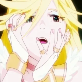 🌟 Panty Anarchy Panty & Stocking with Garterbelt アニメ, 金髪, ショック, 女の子, エッチ telegram sticker