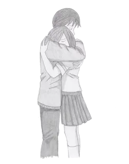 Hugs and kisses whatsapp stickers
