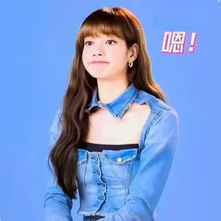 🥺 Lisa 嗯！ kpop, cantante, linda, chica, lisa, blackpink telegram sticker