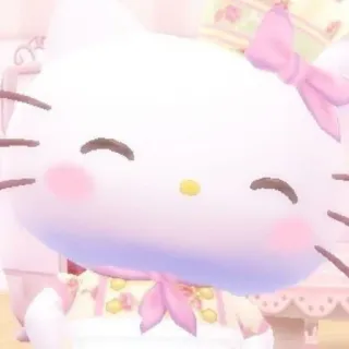 ☺️ Hello Kitty hello kitty, sanrio, słodki, kot, różowy telegram sticker