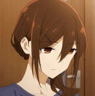 🍁 Hori Kyouko Horimiya 애니메이션, 여자, 호리, 호리미야, 쿄코, 여고생 telegram sticker