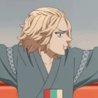 👑 Mikey Tokyo Revengers Anime, Manga, Personaggio, Tokyo Revengers, Mikey telegram sticker