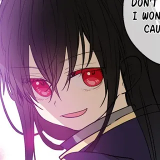 🌑 DON'T I WON'T CAUSE アニメ, マンガ, キャラクター, 女の子 telegram sticker