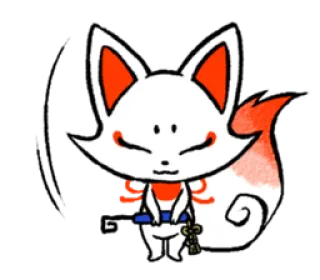 🙂 raposa, fofo, animal, adesivo whatsapp sticker