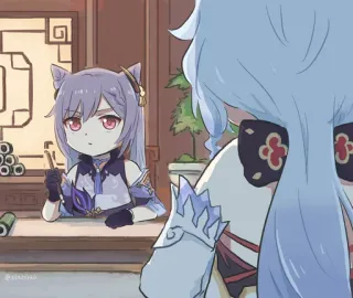 Xinzoruo genshin  @cureddepression whatsapp stickers