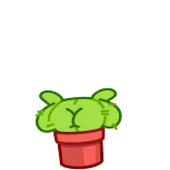 😨 cactus, planta, lindo, dibujo, triste, maceta telegram sticker