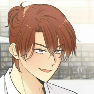 🎧 anime, manga, manhwa, cartoon, illustration, male, character telegram sticker