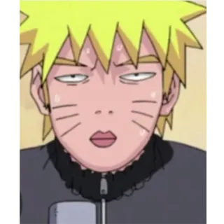 😐 Naruto naruto, anime, funny, meme, cartoon telegram sticker