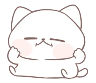 🐱 猫, 中指, 冒犯, 可爱, 贴纸, 卡通 telegram sticker