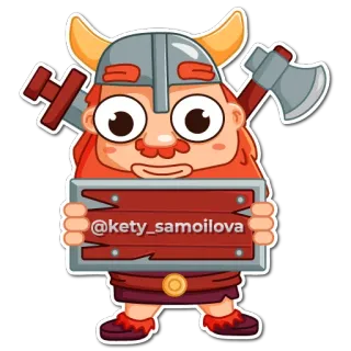 Viking telegram stickers