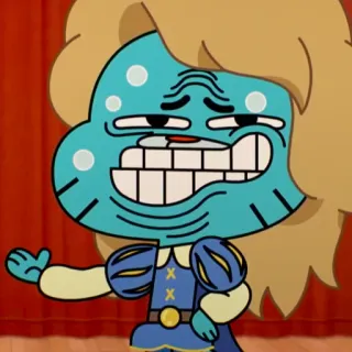 😅 Gumball Watterson The Amazing World of Gumball Cartoon, animiert, Gumball, Waterson, Die fantastische Welt von Gumball, lustig, Charakter whatsapp sticker