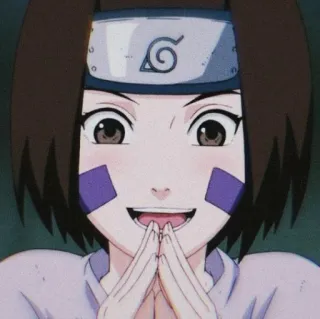 😌 Rin Nohara Naruto Anime, Naruto, Rin Nohara, süß, Lächeln, Ninja telegram sticker