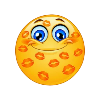 💋 Emoji, Bacio, Faccina, Amore, Emoticon, Affetto telegram sticker