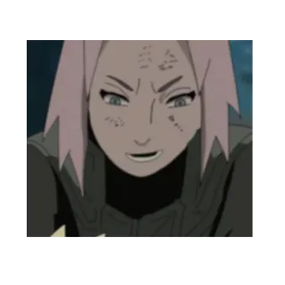 😓 Sakura Haruno Naruto anime, sakura, naruto, manga, ninja telegram sticker