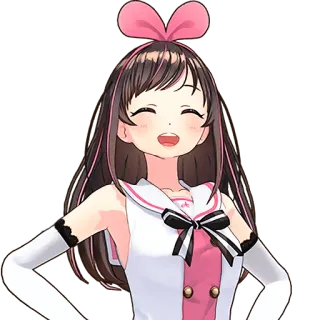 😁 Kizuna AI Garota Anime, Youtuber Virtual, Kizuna Ai, Anime, VTuber, Kawaii whatsapp sticker