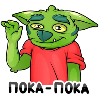 👋 Goblin.market ゴブリン, マーケット, ファンタジー, 漫画, ステッカー telegram sticker
