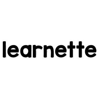 👍 learnette learnette, logo, woordmerk whatsapp sticker