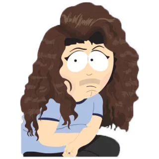 🎤 Randy Marsh South Park cartoon, funny, Randy Marsh, South Park, character telegram sticker