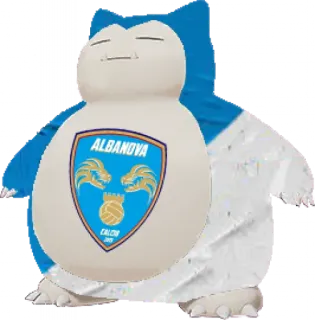 🟦 Snorlax ALBANOVA CALCIO 1994 Pokémon, Snorlax, Fútbol, Albano Calcio, Fútbol italiano telegram sticker