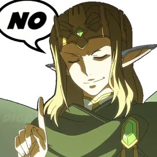 👎 NO no, rejection, denial, negative, refusal telegram sticker