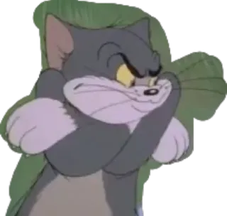 🤨 Tom Cat Tom and Jerry gatto, cartone animato, divertente, animazione, umore telegram sticker