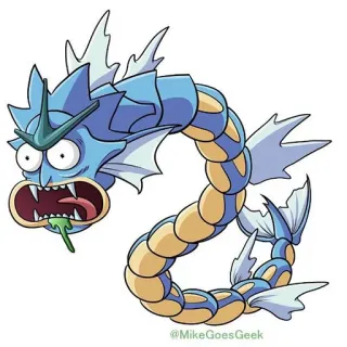 reek-morty-pok telegram stickers