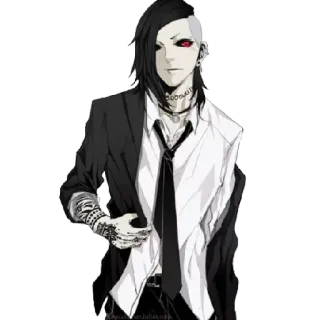 😎 Uta Tokyo Ghoul Anime, Manga, Tokyo Ghoul, Uta, Ghoul, Personaggio, Arte telegram sticker