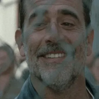 😂 Negan The Walking Dead неган, ходячие мертвецы, ходячие мертвецы, злодей, кровь whatsapp sticker