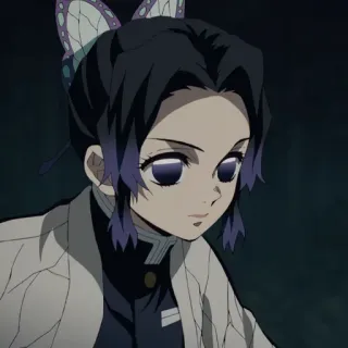 🦋 Shinobu Kocho Demon Slayer Anime, Demon Slayer, Shinobu Kocho, Manga, Papillon, Personnage telegram sticker