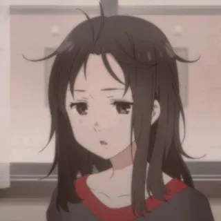 😧 Anime, Ragazza, Ritratto telegram sticker