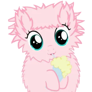 🍸 pony, cartoon, cute, animal, drink, fluffy telegram sticker