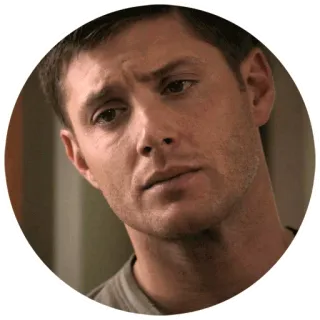 🙁 Dean Winchester Supernatural serial TV, brat, paranormalne, nadprzyrodzone telegram sticker