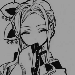 💗 anime, manga, woman, drawing, portrait telegram sticker