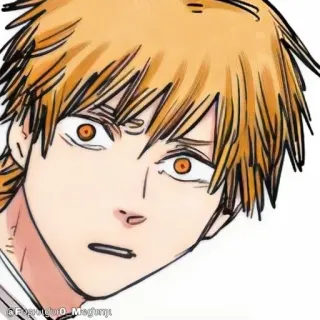 🪚 Denji Chainsaw Man Denji, Chainsaw Man, Anime, Manga, Charakter, Porträt telegram sticker