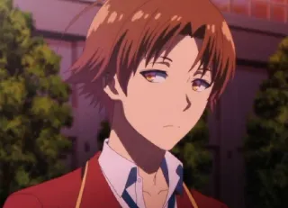 ⭐ Kiyotaka Ayanokouji Classroom of the Elite anime, classroom of the elite, sekolah, kiyotaka ayanokouji, karakter telegram sticker