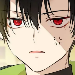 🐈‍⬛️ アニメ, 漫画, 怒り, ポートレート, キャラクター telegram sticker
