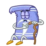 ☝️ Towelie South Park ผ้าขนหนู, กัญชา, การ์ตูน, เมายา telegram sticker