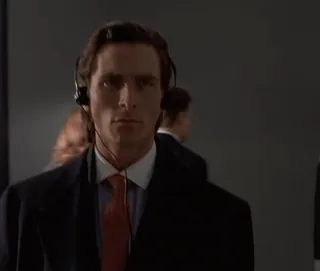 Patrick Bateman whatsapp stickers